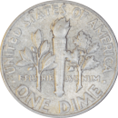 10 cents "Roosevelt Dime" 1946 - Revers