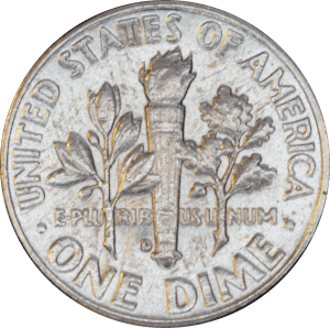 Revers 10 cents "Roosevelt Dime" 1963 D