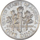 10 cents "Roosevelt Dime" 1963 D - Revers