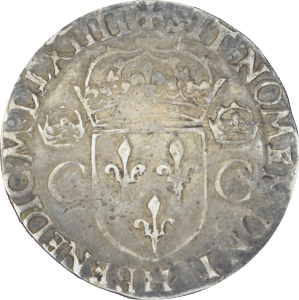 Teston Charles IX 2e type 1564 H - Revers
