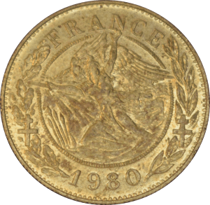 Médaille Général de Gaulle 1980 - Revers