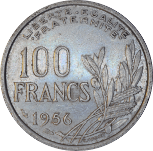 100 francs Cochet 1956 - Revers