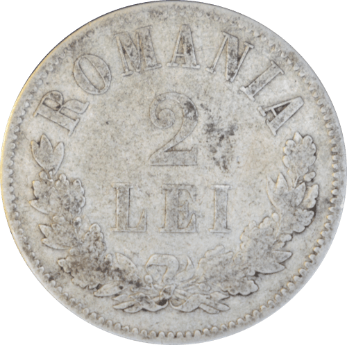 2 lei Carol Ier 1872 - Revers