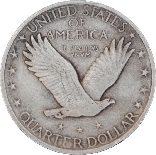 Revers 1/4 dollar "Standing Liberty Quarter" 1924