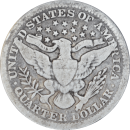1/4 dollar "Barber Quarter" 1902 O - Revers