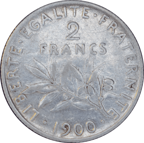 Revers 2 francs Semeuse 1900