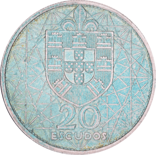 Revers 20 escudos 1966 Pont Salazar