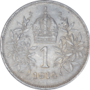 1 couronne François Joseph Ier 1914 - Revers