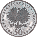 50 zlotys Frédéric Chopin 1972 - Revers