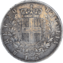 5 lires Vittorio Emanuele II 1862 N - Revers