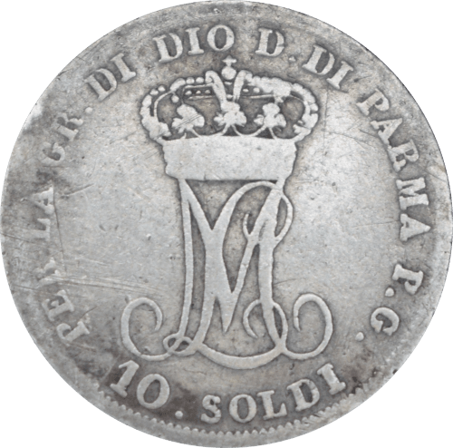 10 soldi Maria Luigia 1815 M - Revers