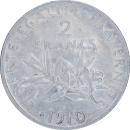 2 francs Semeuse 1910 - Revers