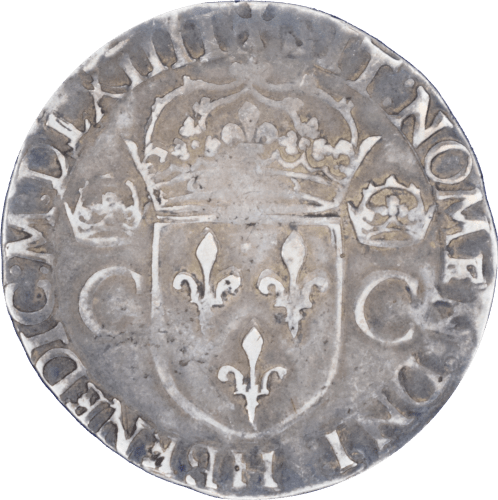 Teston Charles IX 2e type 1564 H - Revers