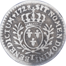 1⁄20 écu Louis XV 1728 T - Revers