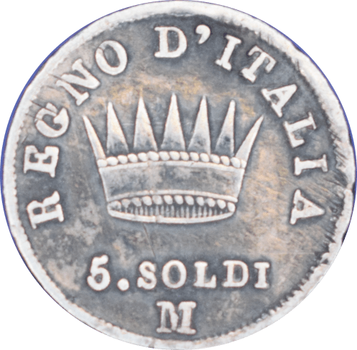 5 soldi Napoléon I 1809 M - Revers