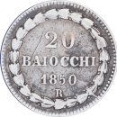 20 baiocchi - Pie IX 1850 R - Revers