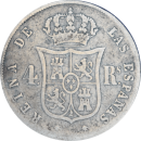 4 reales Isabelle II 1860 Barcelone - Revers