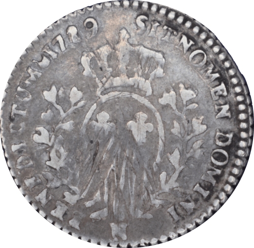 1/10 écu aux rameaux d'olivier Louis XVI 1789 N - Revers