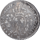 1/10 écu aux rameaux d'olivier Louis XVI 1789 N - Revers