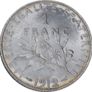 1 franc Semeuse 1912 - Revers