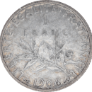 1 franc Semeuse 1904 - Revers