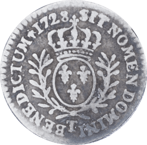1⁄20 écu Louis XV 1728 T - Revers