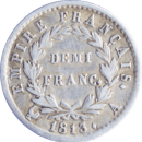 50 centimes Napoléon III 1867 A - Revers