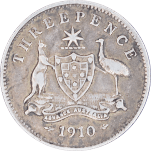 Revers 3 Pence - Edward VII 1910