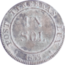 1 sol Canton de Genève 1833 - Revers