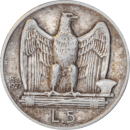 5 lires Vittorio Emanuele III 1927 R - Revers