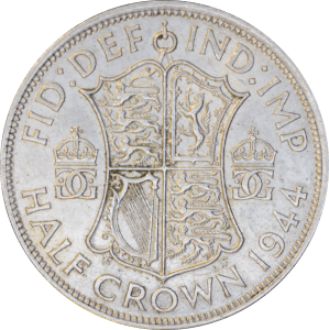 Revers ½ couronne 1944 George VI