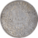1 franc 1872 K Cérès - Revers