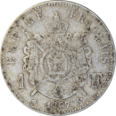 1 franc 1867 A Napoléon III - Revers