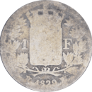 1 franc Charles X 1829 W - Revers