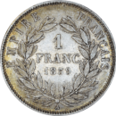 1 franc 1859 A Napoléon III - Revers
