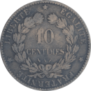 10 centimes 1886 A Cérès - Revers