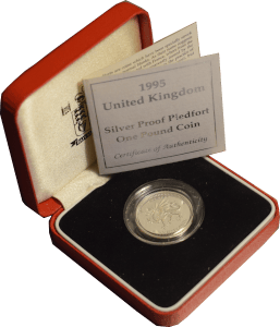 1 livre 1995 Elizabeth II - Le dragon d'argent